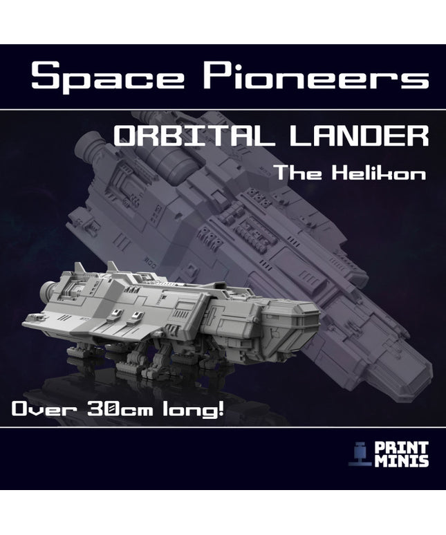 The Helikon - Orbital Lander Space Ship - Space Pioneers Collection