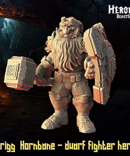 Umrigg Hornbane - dwarf fighter