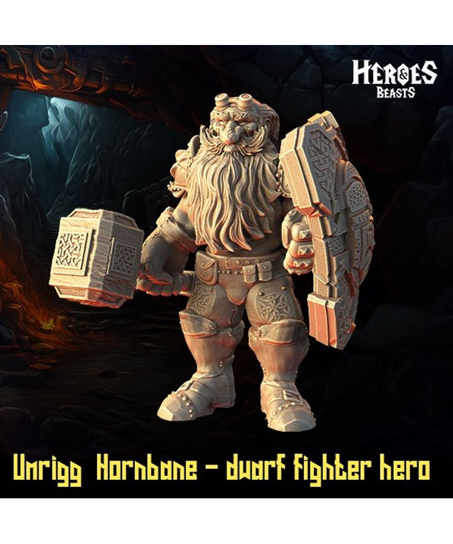 Umrigg Hornbane - dwarf fighter