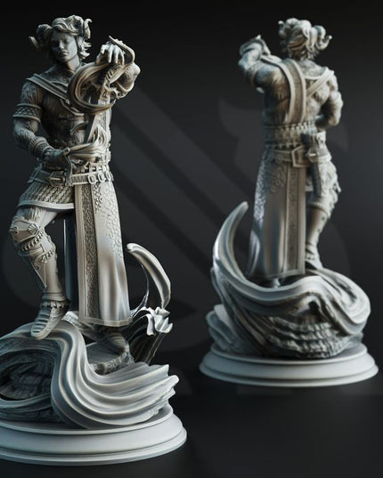 Tiefling Infernal Warlock - Heron of Daronai