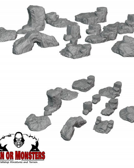 Highland scatter rocks