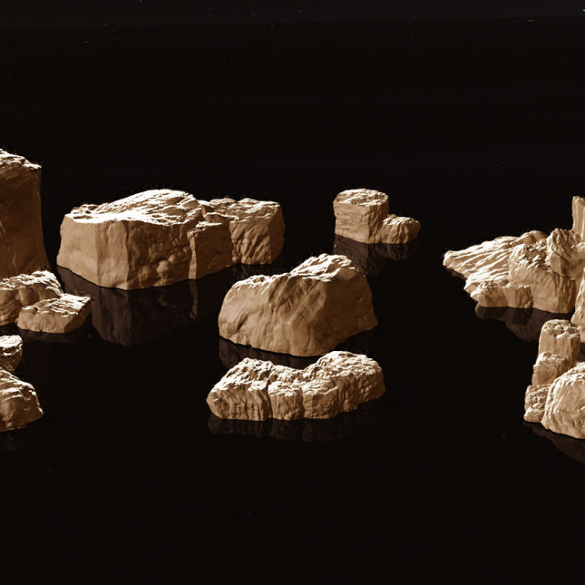 Highland scatter rocks