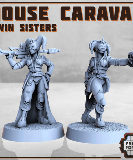 House Caraval - twin sisters