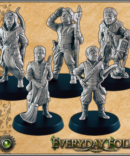Everyday Folk / Human Commoners Set 1