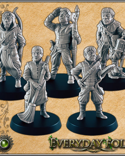 Everyday Folk / Human Commoners Set 1