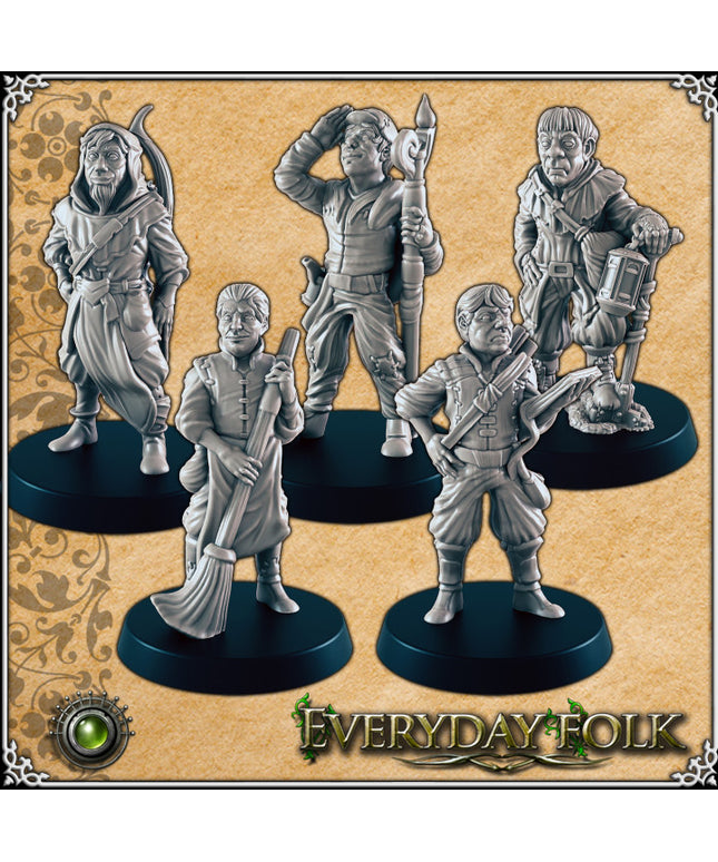 Everyday Folk / Human Commoners Set 1