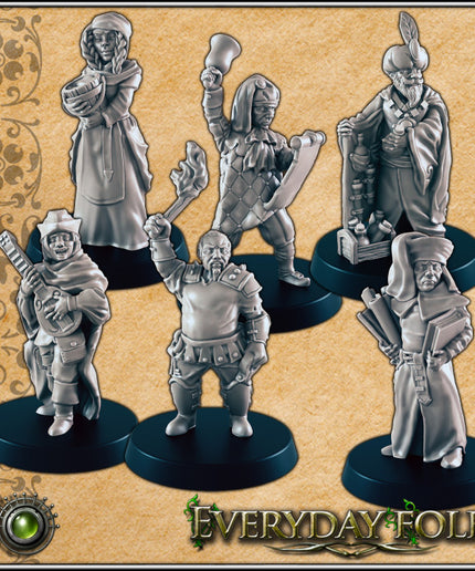 Everyday Folk / Human Commoners Set 2