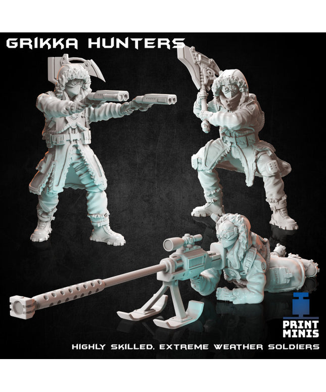 Grikka Hunters - 3 characters - Expedition Collection