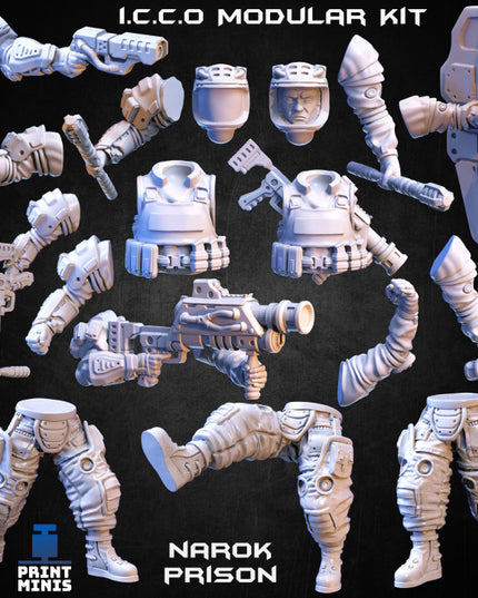 Prison Guards - Modular Kit - Narok Prison Collection