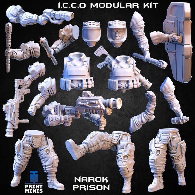 Prison Guards - Modular Kit - Narok Prison Collection