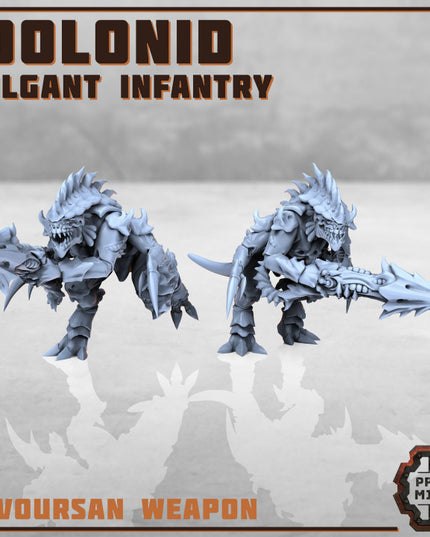 Idolonid Aliens - Combat Unit 3D File Logo