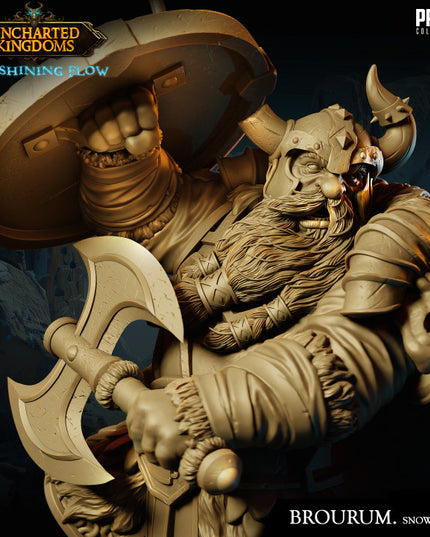 Dwarf - Brourum Axedelver - Snow Clothes - May 2024 - Uncharted Kingdoms