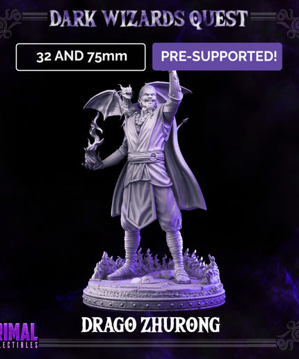 Fire Mage - Drago Zhurong - DARK WIZARDS - MASTERS OF DUNGEONS QUEST