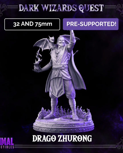 Fire Mage - Drago Zhurong - DARK WIZARDS - MASTERS OF DUNGEONS QUEST
