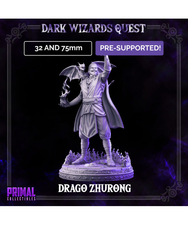 Fire Mage - Drago Zhurong - DARK WIZARDS - MASTERS OF DUNGEONS QUEST