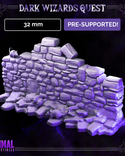 Stone Barrier - DARK WIZZARDS - MASTERS OF DUNGEONS QUEST