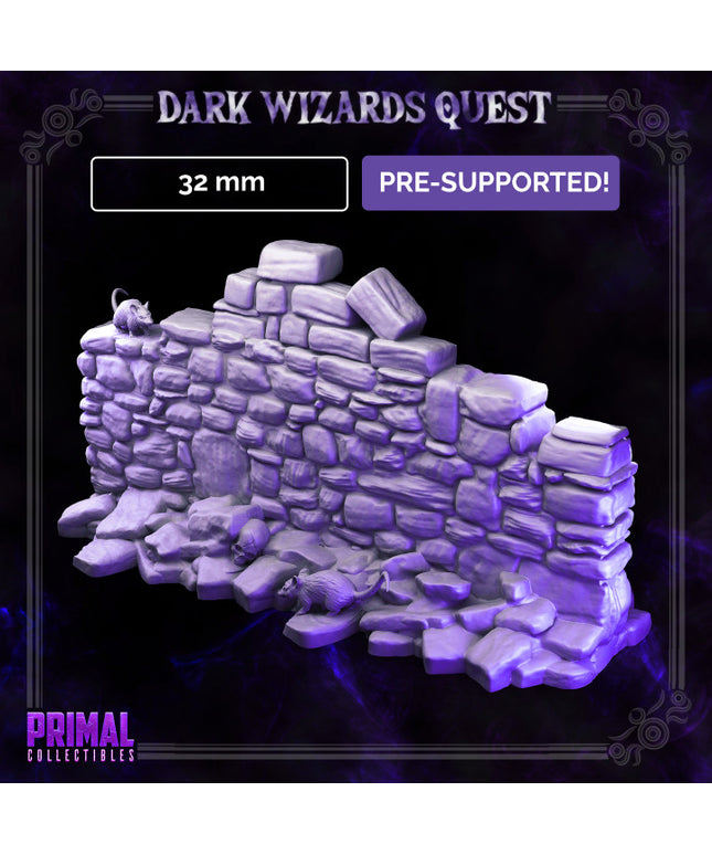 Stone Barrier - DARK WIZZARDS - MASTERS OF DUNGEONS QUEST