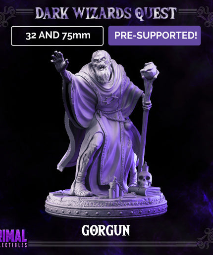 Wizard - Zombie - Gorgun - DARK WIZARDS - MASTERS OF DUNGEONS QUEST