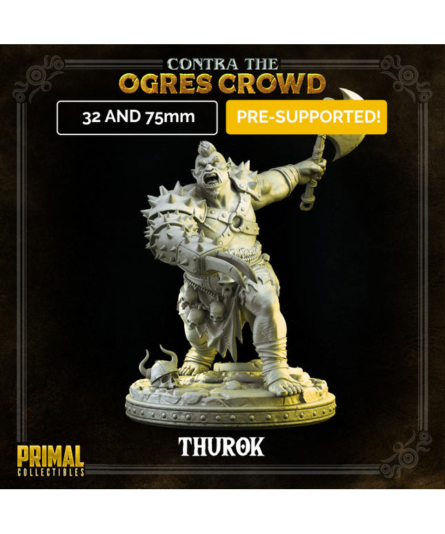 Ogre chieftain - Thurok - CONTRA THE OGRES CROWD - MASTERS OF DUNGEONS QUEST