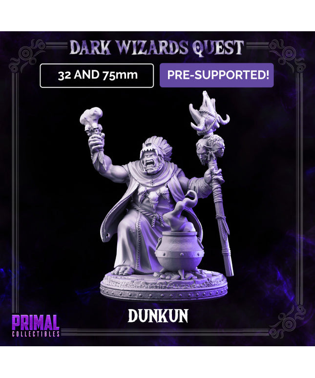 Orc Shaman - Dunkun - DARK WIZARDS - MASTERS OF DUNGEONS QUEST