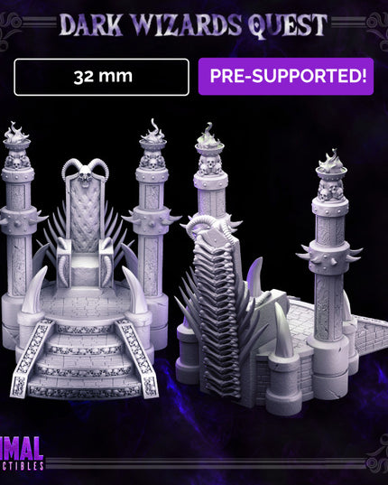 Boss throne- DARK WIZARDS - MASTERS OF DUNGEONS QUEST