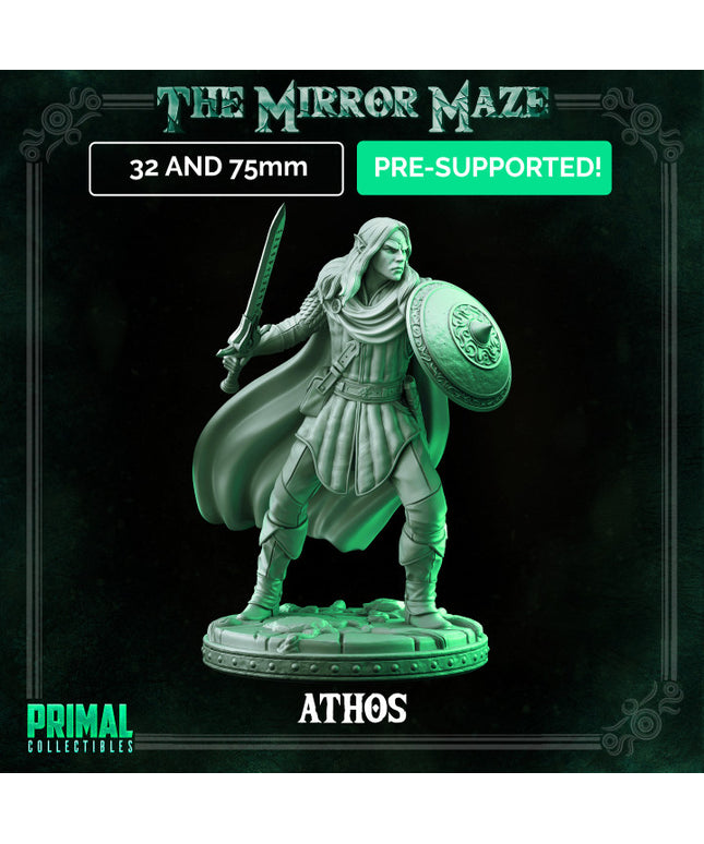 Elf - Athos - THE MIRROR MAZE - MASTERS OF DUNGEONS QUEST
