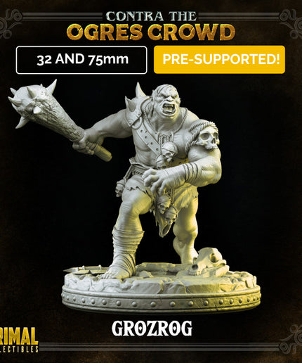 Ogre warrior - Grozrog - CONTRA THE OGRES CROWD - MASTERS OF DUNGEONS QUEST