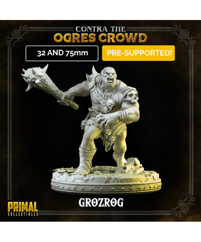 Ogre warrior - Grozrog - CONTRA THE OGRES CROWD - MASTERS OF DUNGEONS QUEST