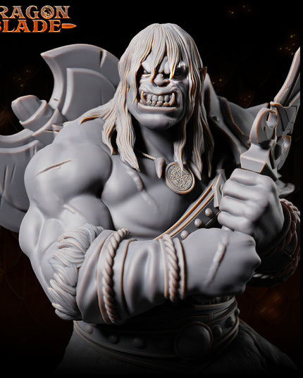 Barbarian orc - Orkhal - November 2023 - DRAGONBLADE- MASTERS OF DUNGEONS QUEST