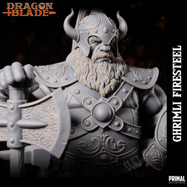 Dwarf - Ghrimli Firesteel - July 2023 - DRAGONBLADE- MASTERS OF DUNGEONS QUEST