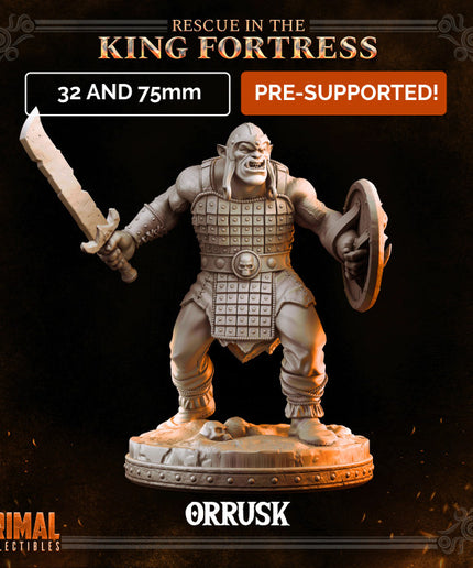 Orc minion - ORRUSK - April 2023 - RESCUE IN THE KING FORTRESS - MASTERS OF DUNGEONS QUEST