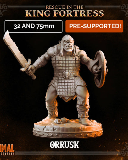 Orc minion - ORRUSK - April 2023 - RESCUE IN THE KING FORTRESS - MASTERS OF DUNGEONS QUEST