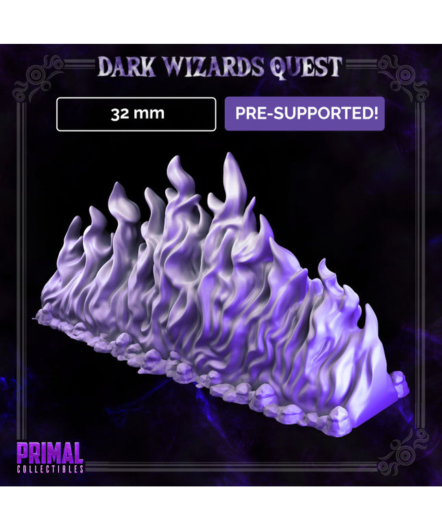 Fire Barrier - DARK WIZZARDS - MASTERS OF DUNGEONS QUEST