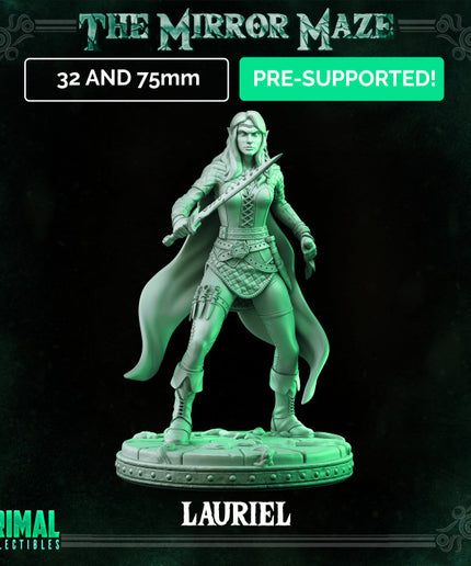 Elf - Lauriel - THE MIRROR MAZE - MASTERS OF DUNGEONS QUEST