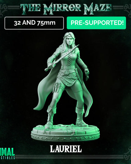 Elf - Lauriel - THE MIRROR MAZE - MASTERS OF DUNGEONS QUEST