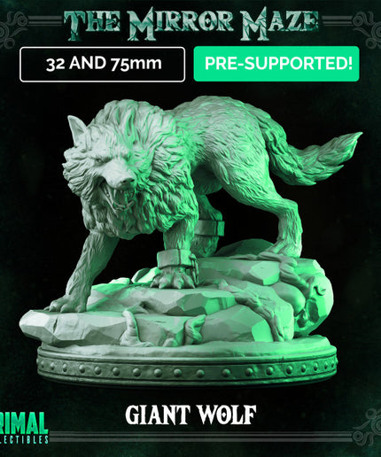 Giant Wolf - THE MIRROR MAZE - MASTERS OF DUNGEONS QUEST