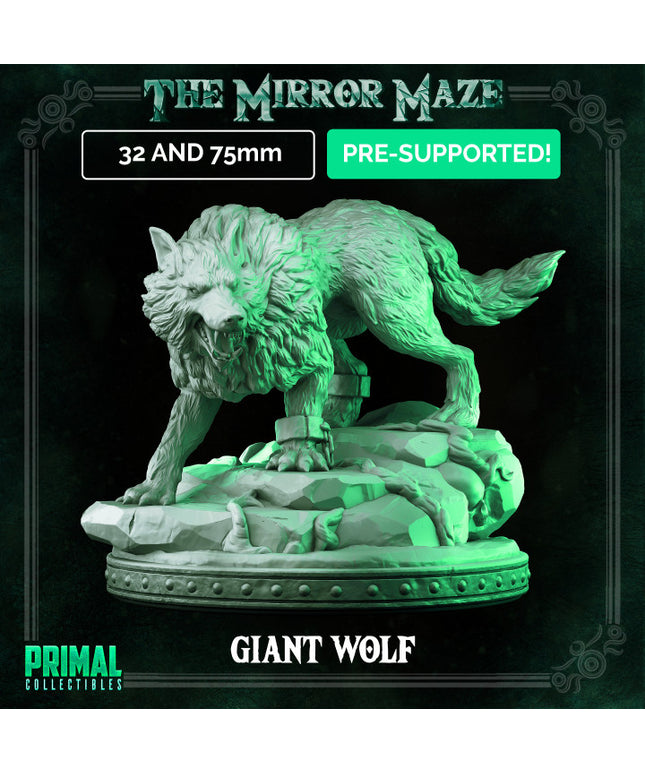 Giant Wolf - THE MIRROR MAZE - MASTERS OF DUNGEONS QUEST
