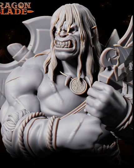 Barbarian orc - Orkhal - November 2023 - DRAGONBLADE- MASTERS OF DUNGEONS QUEST