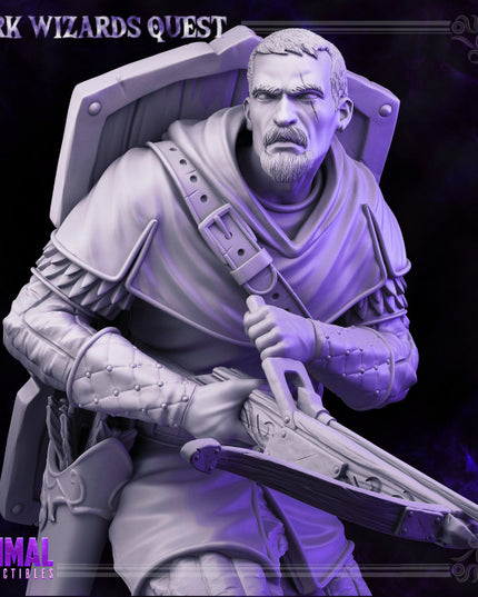 Crossbowman/ Mercenary /Man- at- arms - Russel - DARK WIZARDS - MASTERS OF DUNGEONS QUEST