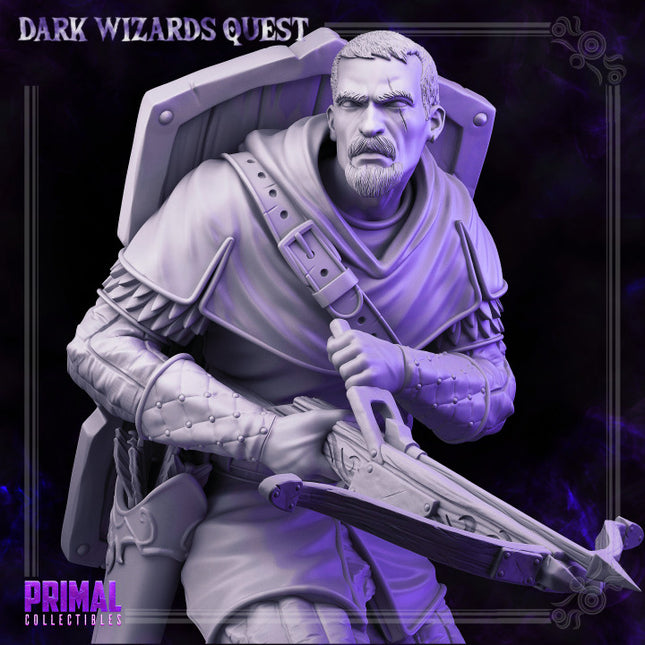 Crossbowman/ Mercenary /Man- at- arms - Russel - DARK WIZARDS - MASTERS OF DUNGEONS QUEST
