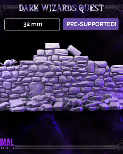 32mm - Barriers RPG game - MASTERS OF DUNGEONS QUEST