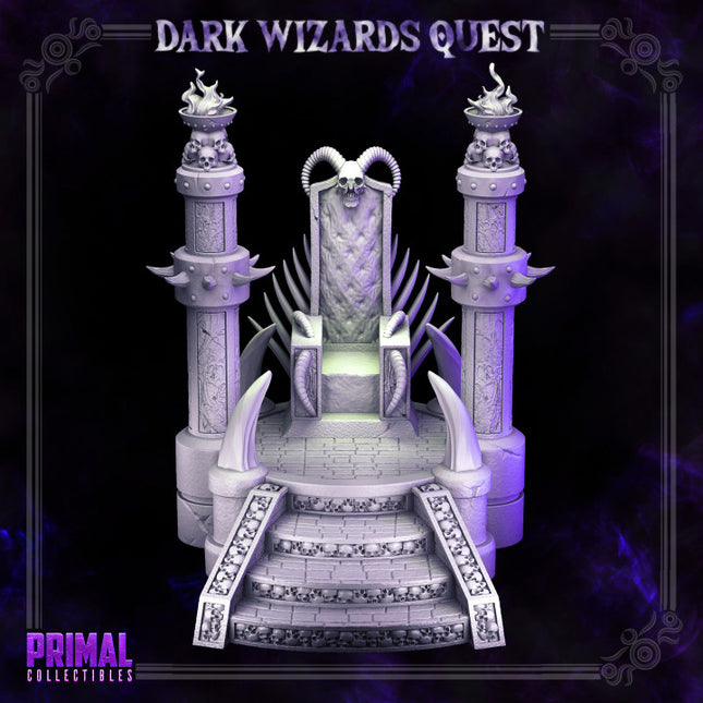 Boss throne- DARK WIZARDS - MASTERS OF DUNGEONS QUEST