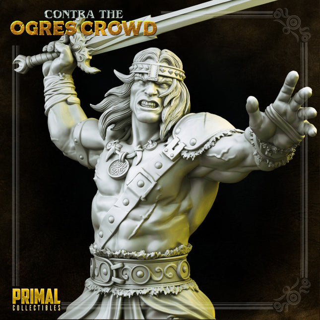 Barbarian - Boris - CONTRA THE OGRES CROWD - MASTERS OF DUNGEONS QUEST