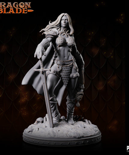 Barbarian female - Anya - December 2023 - DRAGONBLADE - MASTERS OF DUNGEONS QUEST