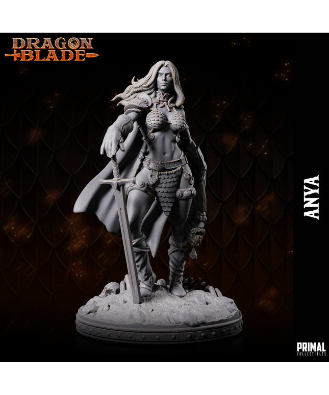 Barbarian female - Anya - December 2023 - DRAGONBLADE - MASTERS OF DUNGEONS QUEST
