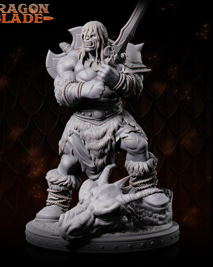 Barbarian orc - Orkhal - November 2023 - DRAGONBLADE- MASTERS OF DUNGEONS QUEST