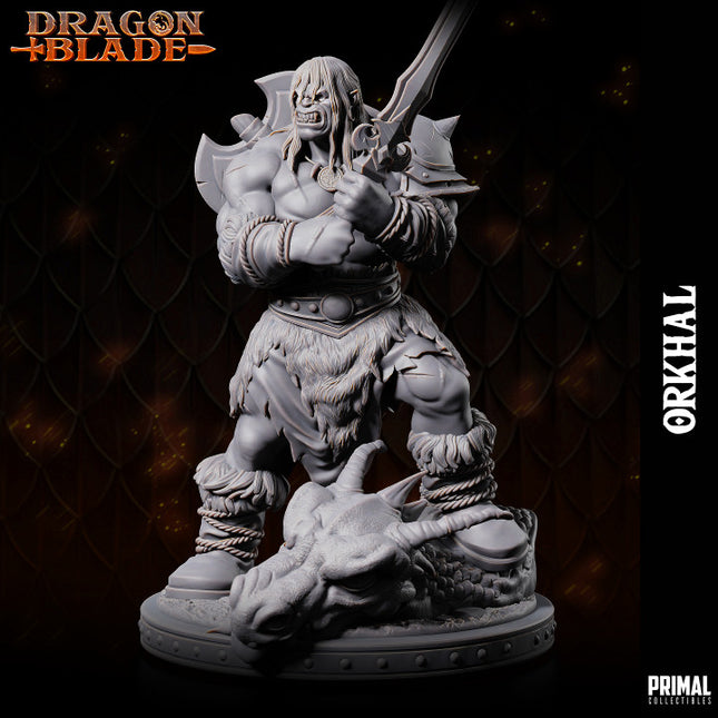 Barbarian orc - Orkhal - November 2023 - DRAGONBLADE- MASTERS OF DUNGEONS QUEST