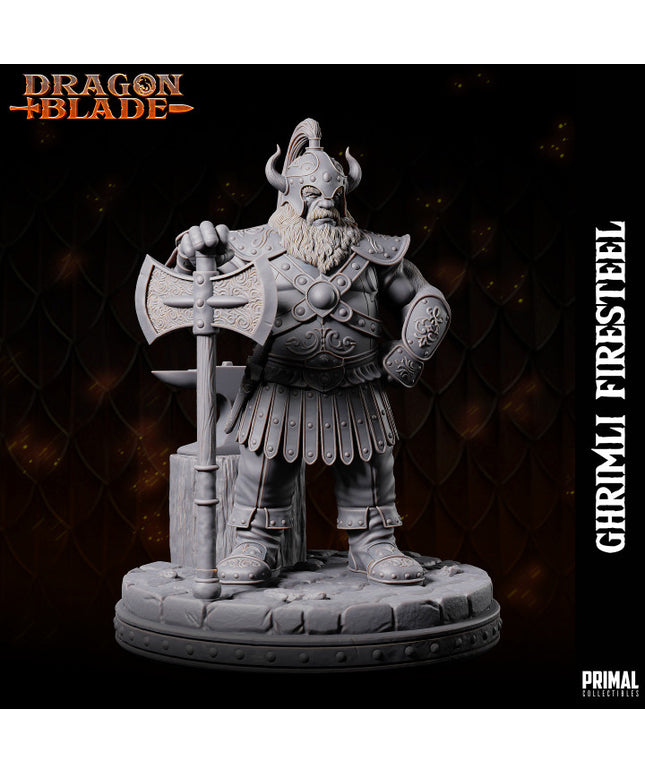 Dwarf - Ghrimli Firesteel - July 2023 - DRAGONBLADE- MASTERS OF DUNGEONS QUEST