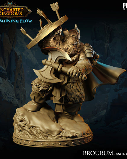 Dwarf - Brourum Axedelver - Snow Clothes - May 2024 - Uncharted Kingdoms