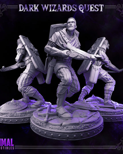 Crossbowman/ Mercenary /Man- at- arms - Russel - DARK WIZARDS - MASTERS OF DUNGEONS QUEST
